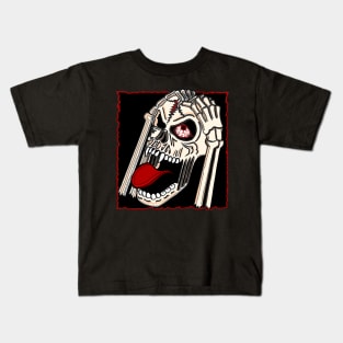 Skull zombie thing Kids T-Shirt